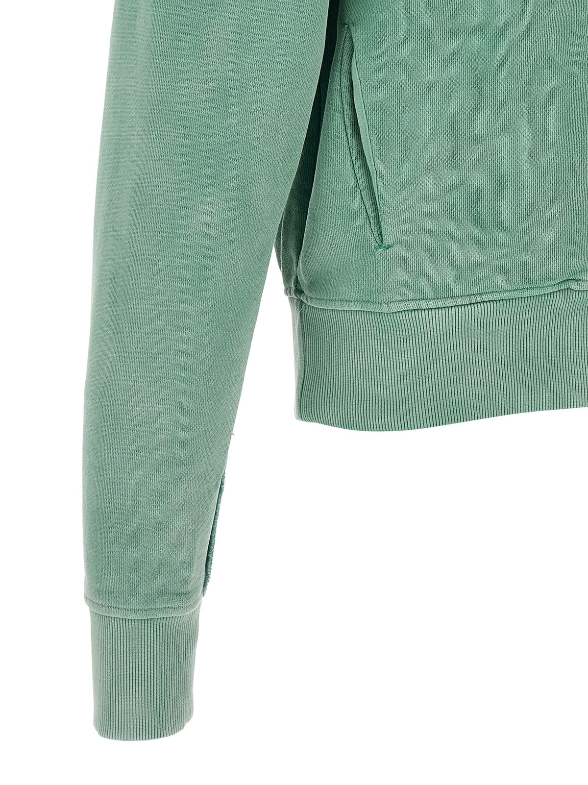 Entire Studios Zip and Hoodie Green, view 4