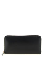 Comme Des Garcons Wallet Zip Around Wallet Black