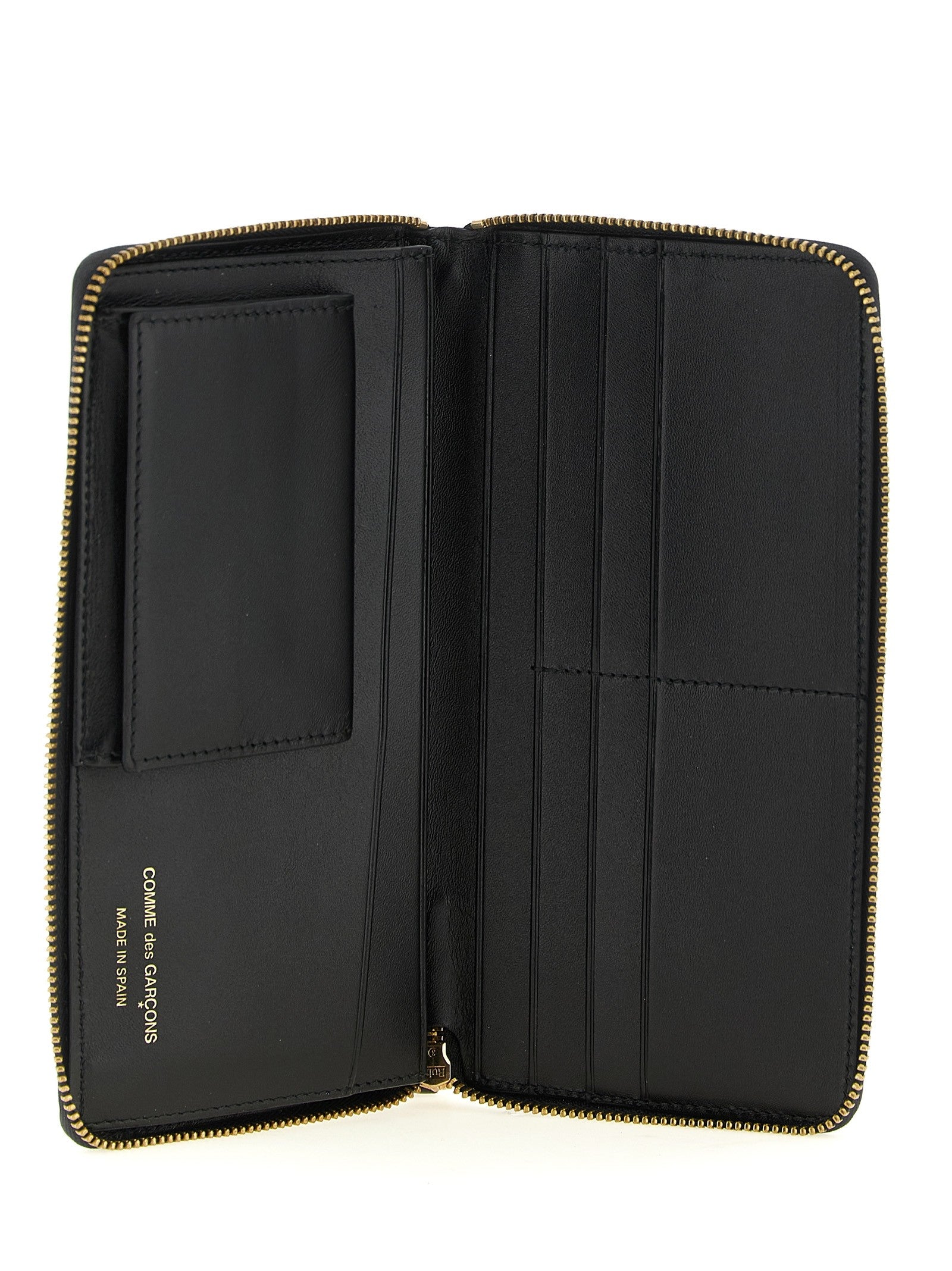 Comme Des Garcons Wallet Zip Around Wallet Black