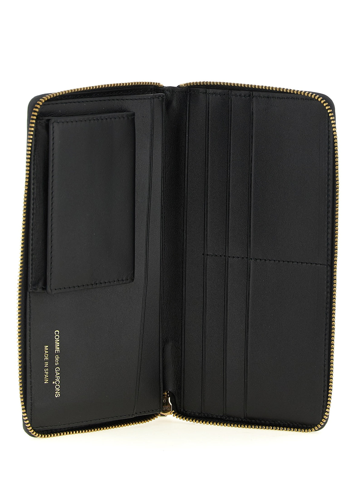 Comme Des Garcons Wallet Zip Around Wallet Black, view 3