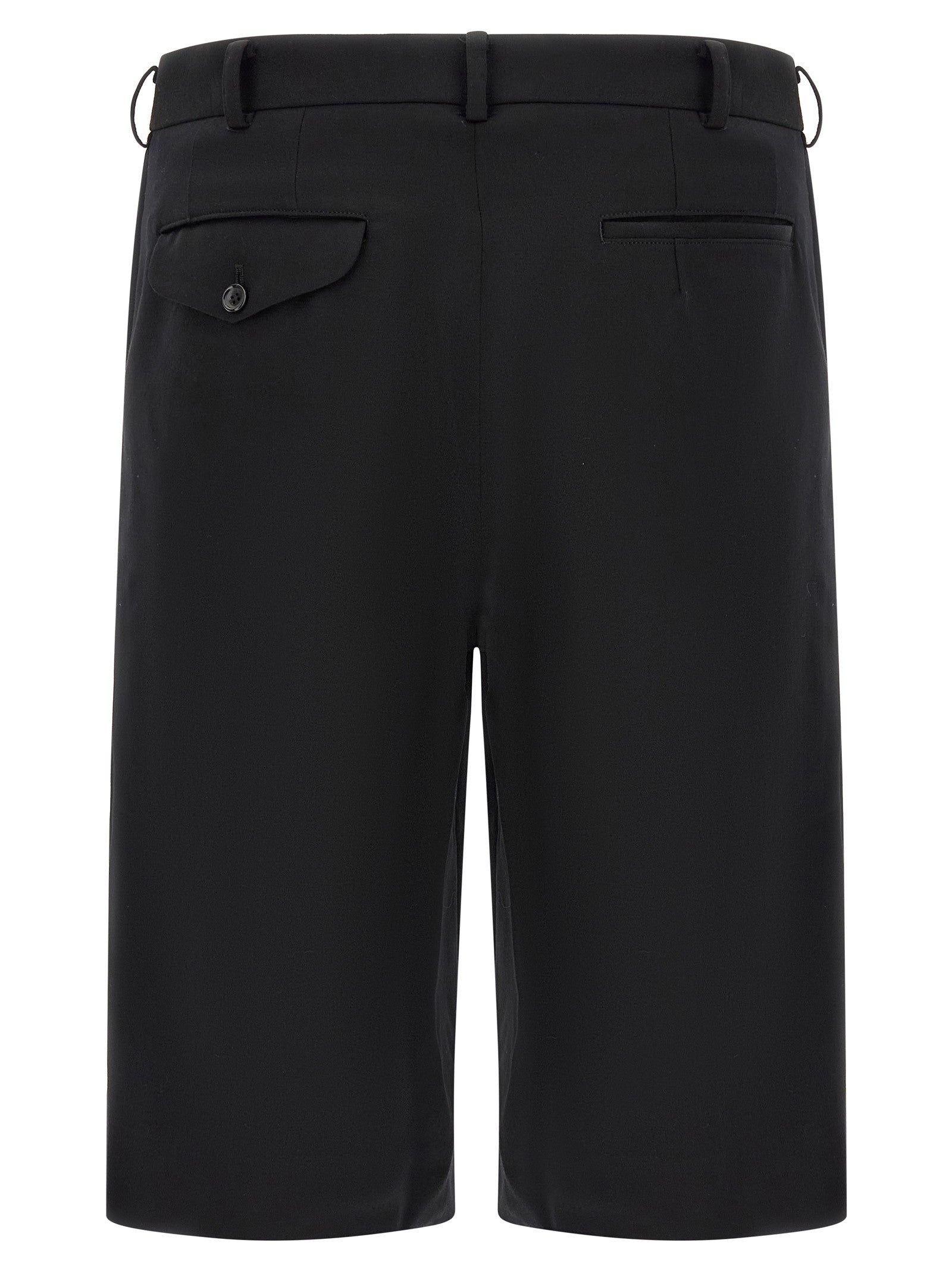 Comme Des Garçons Homme Plus Zip Bermuda Shorts Black