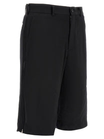 Comme Des Garçons Homme Plus Zip Bermuda Shorts Black