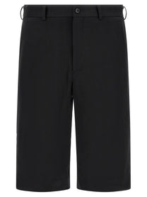 Comme Des Garçons Homme Plus Zip Bermuda Shorts Black
