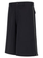 Comme Des Garcons Shirt Zip Bermuda Shorts Blue, view 3