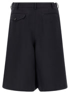 Comme Des Garcons Shirt Zip Bermuda Shorts Blue, view 2