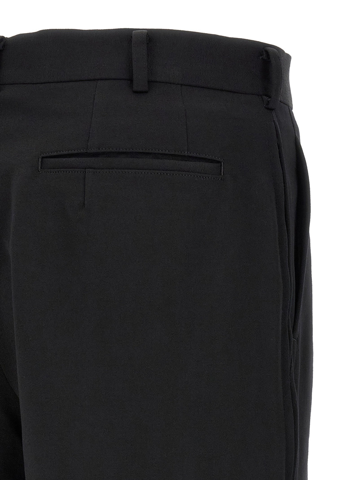 Comme Des Garçons Homme Plus Zip Bermuda Shorts Black