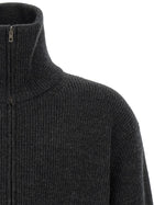 Lemaire Zip Cardigan Grey, view 3