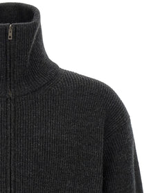 Lemaire Zip Cardigan Grey