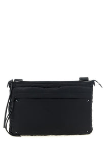 Maison Margiela Zip Computer Bag East West Crossbody Bag Black