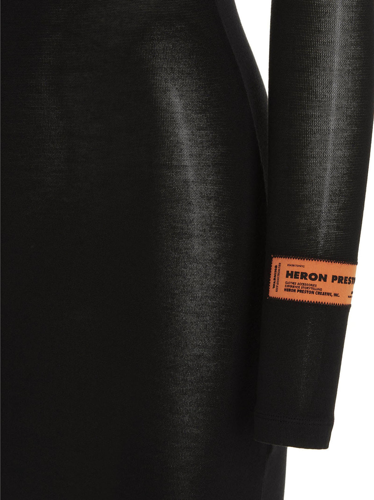 Heron Preston Zip Dress Black