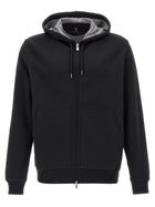 Brunello Cucinelli Zip Hoodie Black