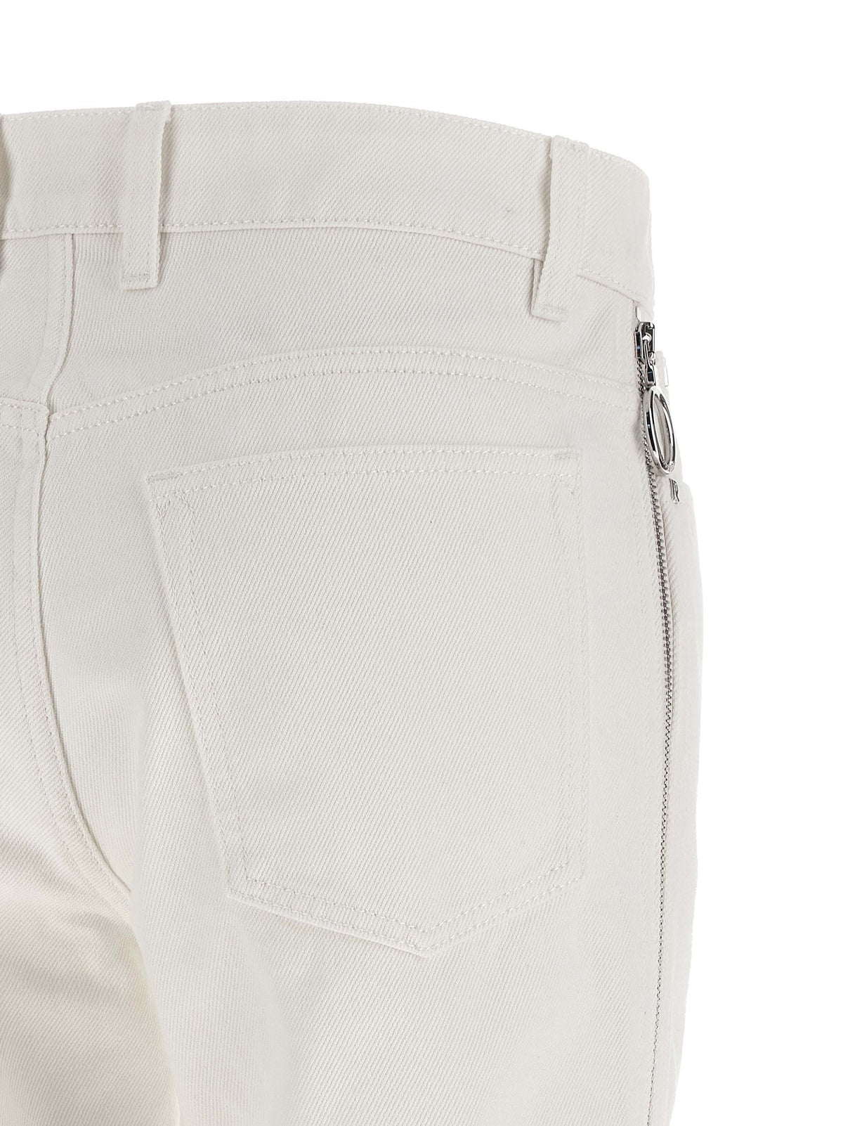 Rabanne Zip Jeans White, view 5