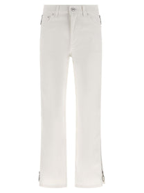 Rabanne Zip Jeans White