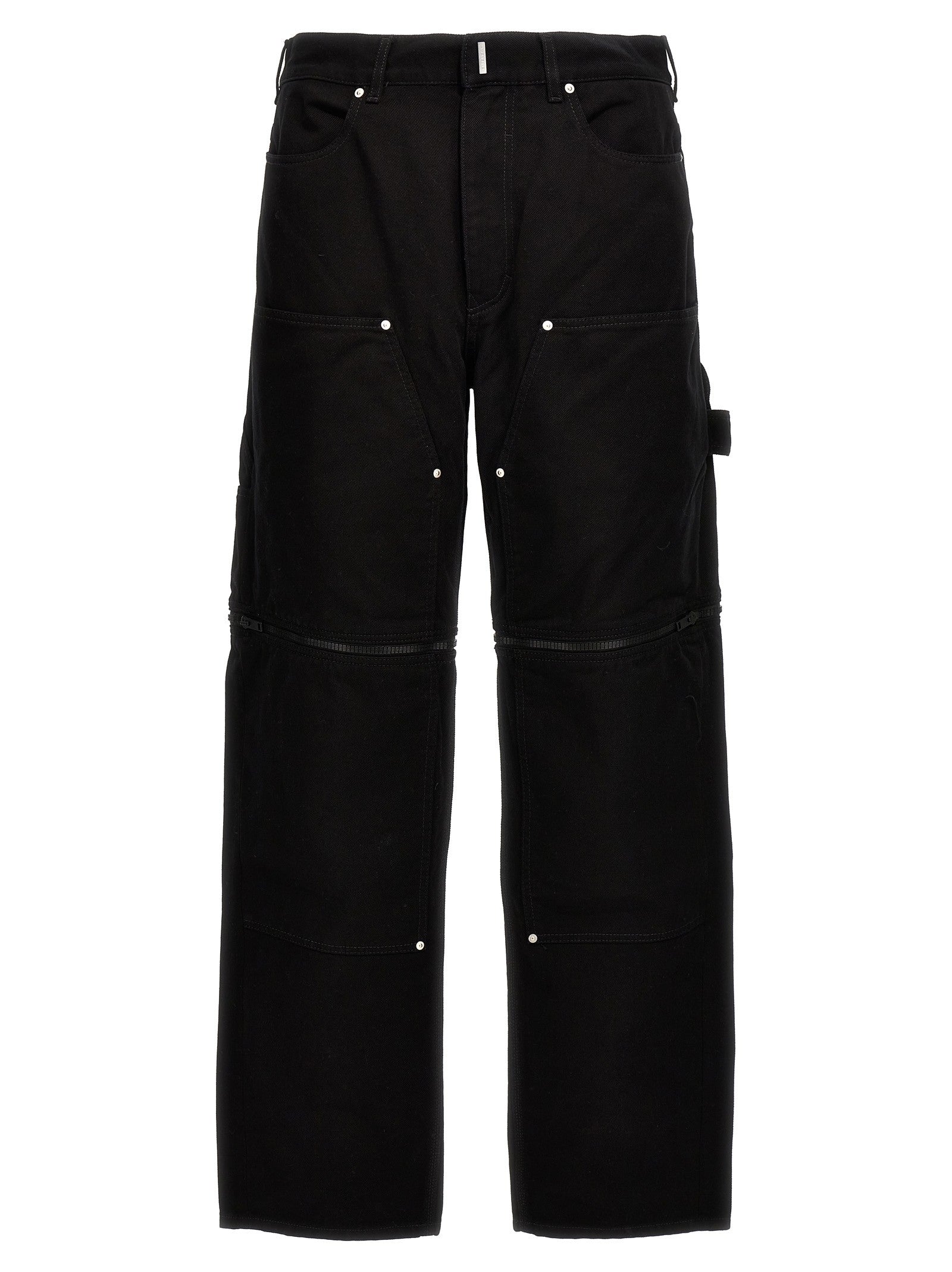 Givenchy Zip Off Carpenter Jeans Black