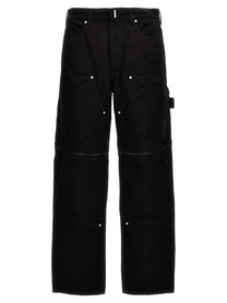 Givenchy Zip Off Carpenter Jeans Black