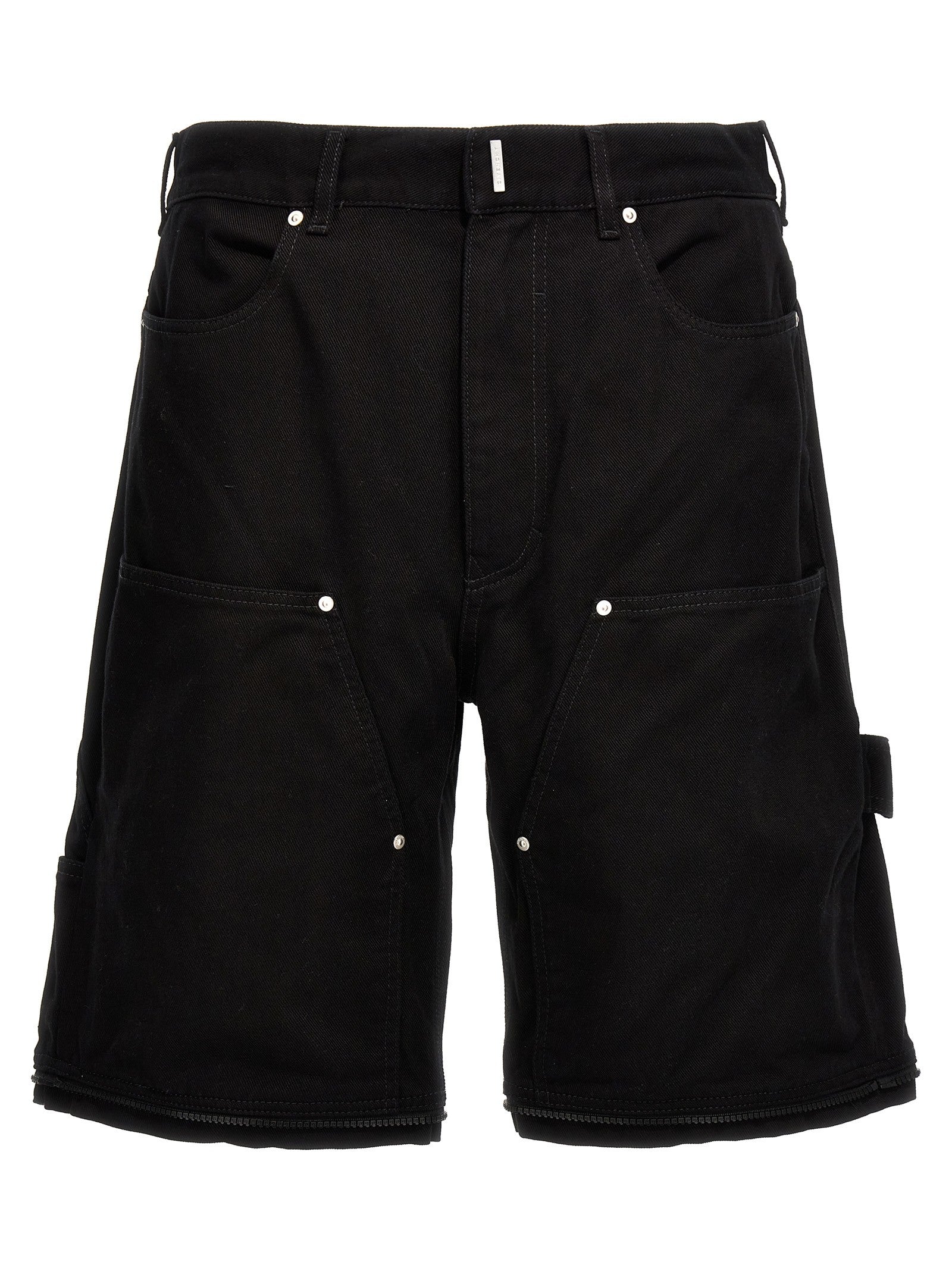 Givenchy Zip Off Carpenter Jeans Black
