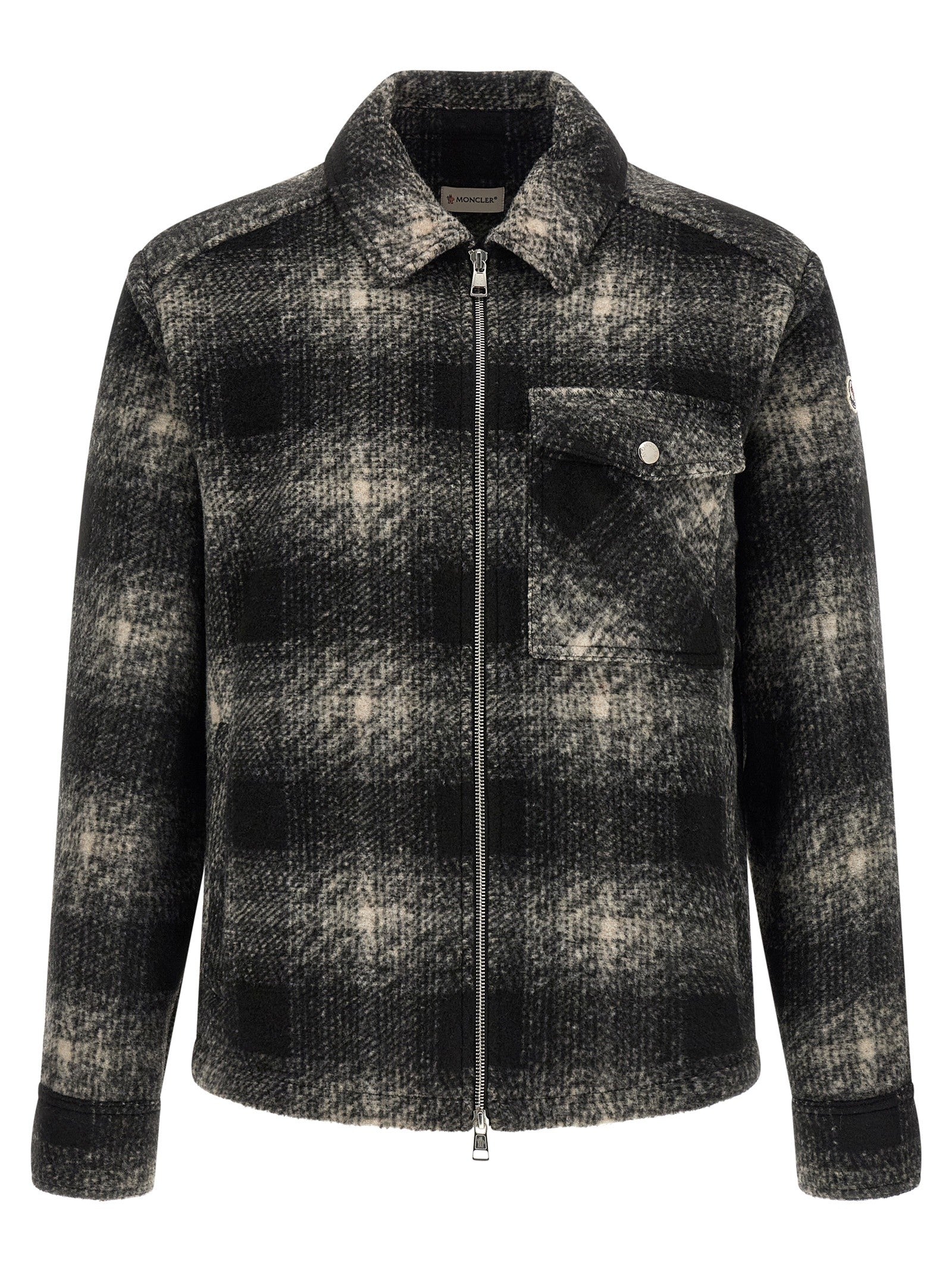 Moncler Zip Overshirt Grey