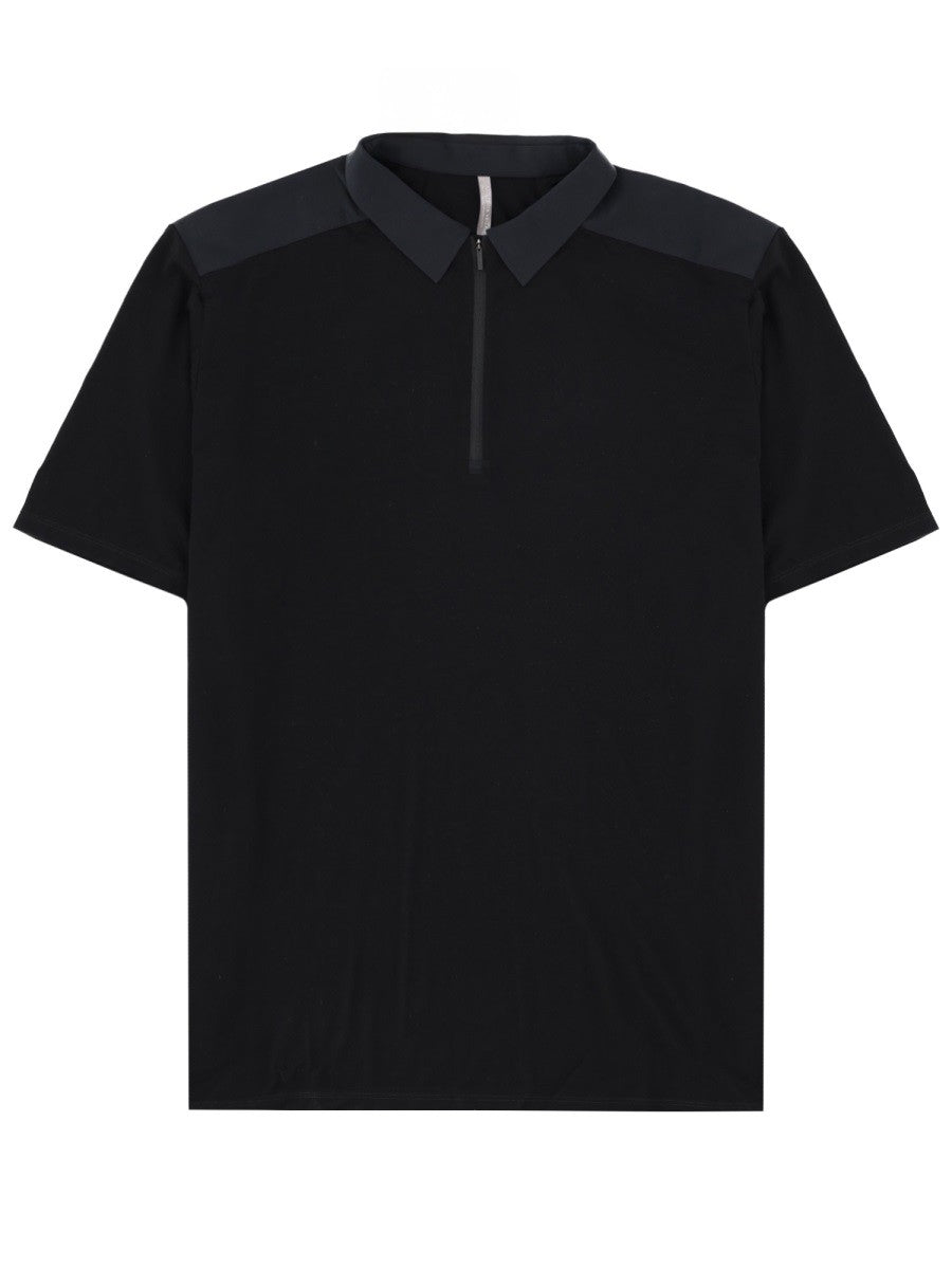 Veilance Men's Zip Polo Black