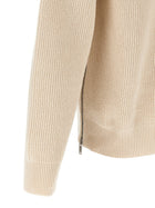 Jil Sander Zip Sweater Beige, view 4