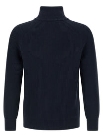 Riviera Project Zip Sweater Blue