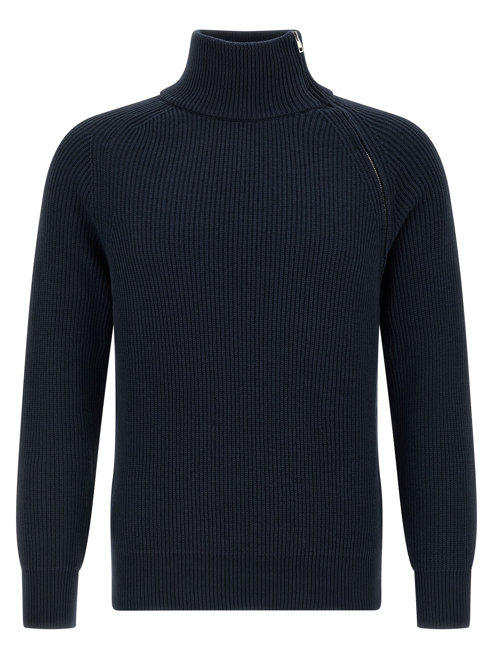 Riviera Project Zip Sweater Blue