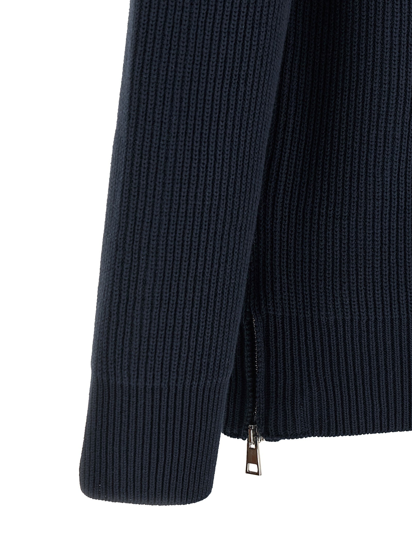 Riviera Project Zip Sweater Blue