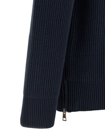 Riviera Project Zip Sweater Blue
