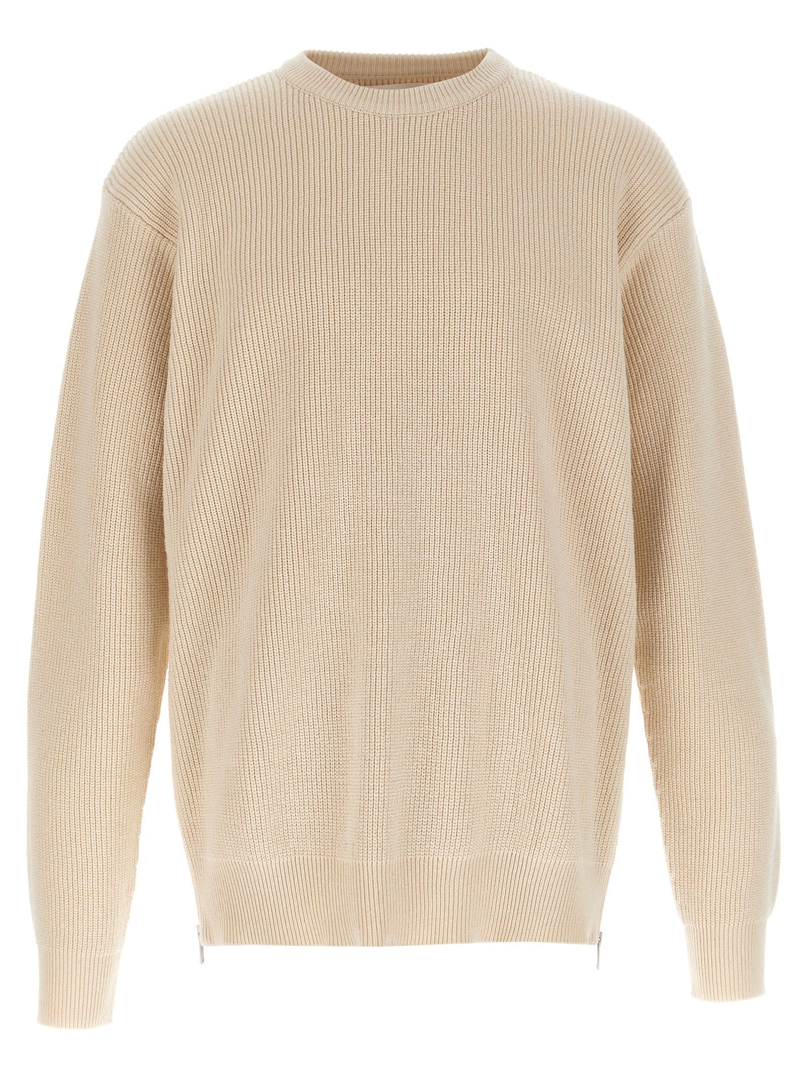Jil Sander Zip Sweater Beige