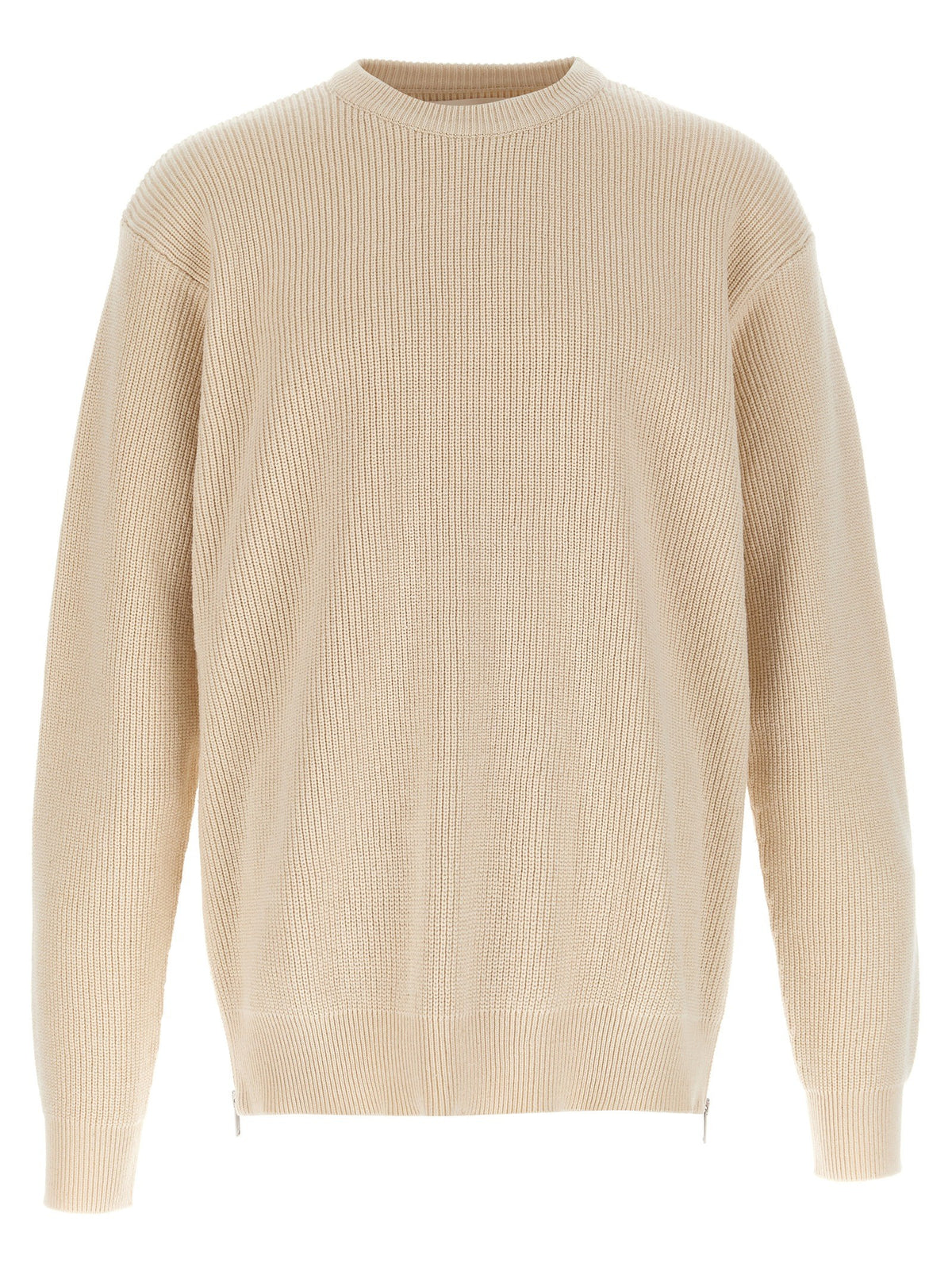 Jil Sander Zip Sweater Beige