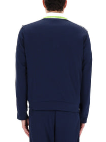 Casablanca Men's Zip Sweatshirt Blue