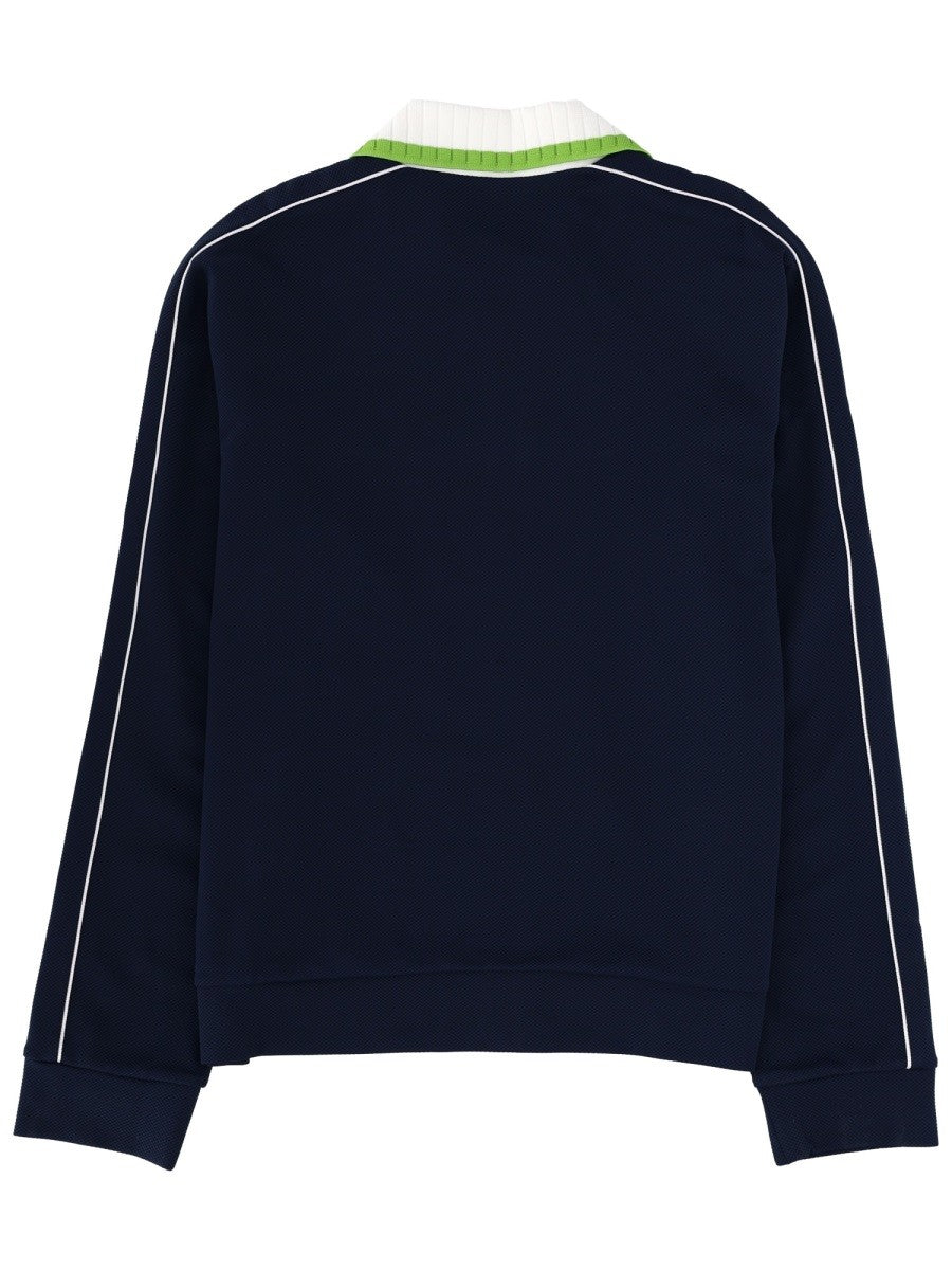 Casablanca Men's Zip Sweatshirt Blue