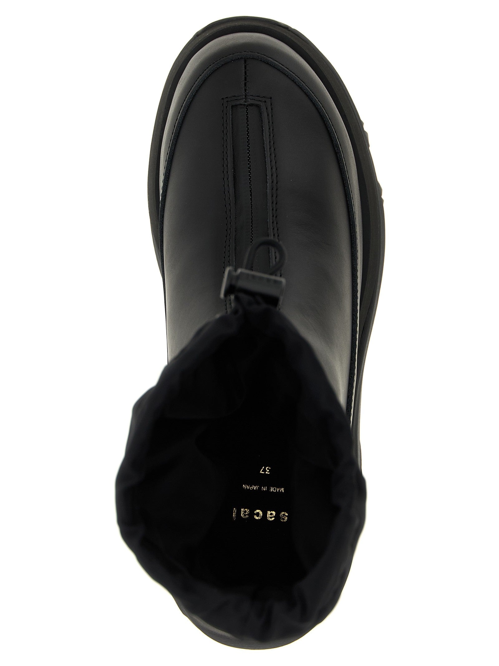 Sacai Zip up Boots Ankle Boots Black