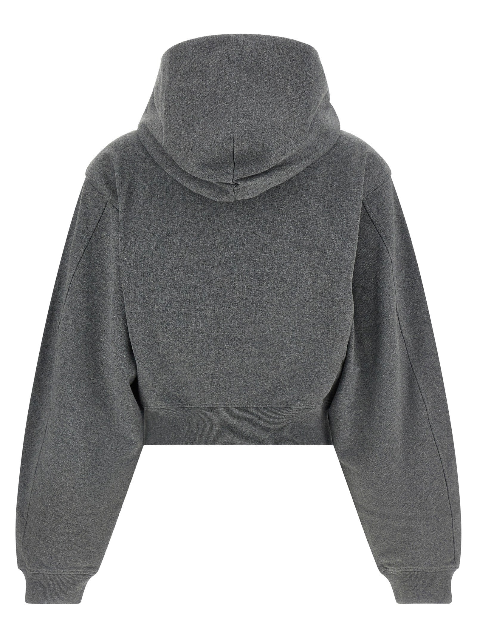 alexanderwang Zip up Hoodie Sweatshirt Grey