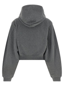 alexanderwang Zip up Hoodie Sweatshirt Grey