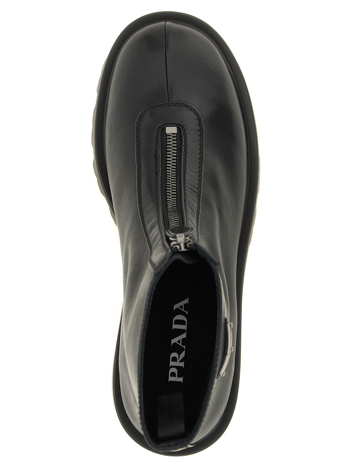 PRADA Zipped Ankle Boots Black, view 4