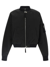 thom/krom Zipped Bomber Jacket Black