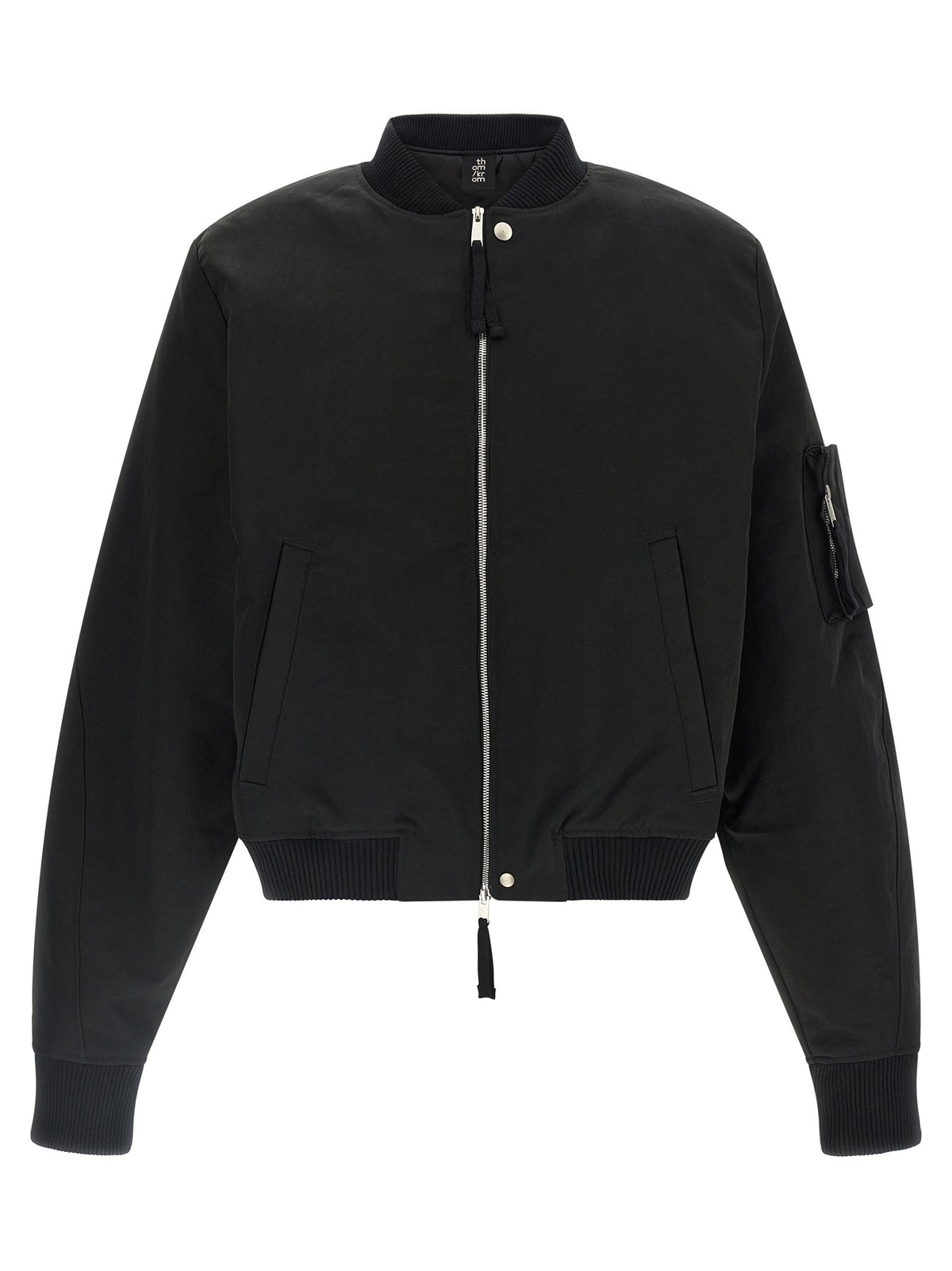 thom/krom Zipped Bomber Jacket Black