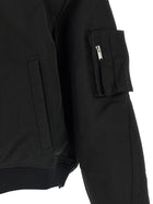 thom/krom Zipped Bomber Jacket Black, view 4