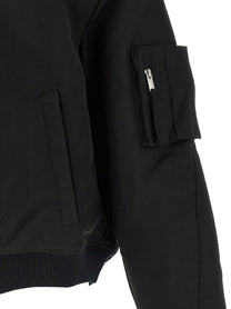 thom/krom Zipped Bomber Jacket Black