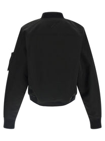 thom/krom Zipped Bomber Jacket Black