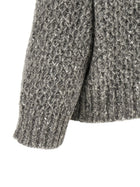 Peserico Zipped Hooded Cardigan Grey, view 4