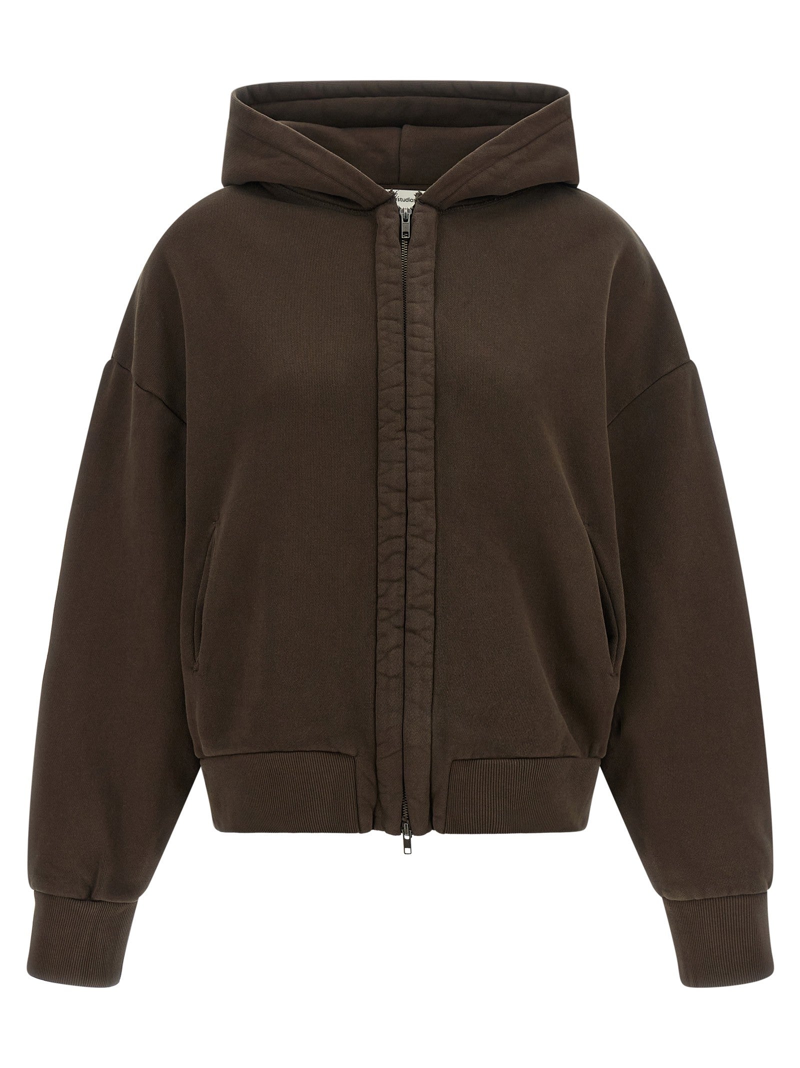 Entire Studios Zipped Hoodie Brown