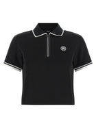 AMIRI Zipped Polo Shirt Black