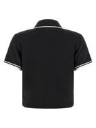 AMIRI Zipped Polo Shirt Black, view 2