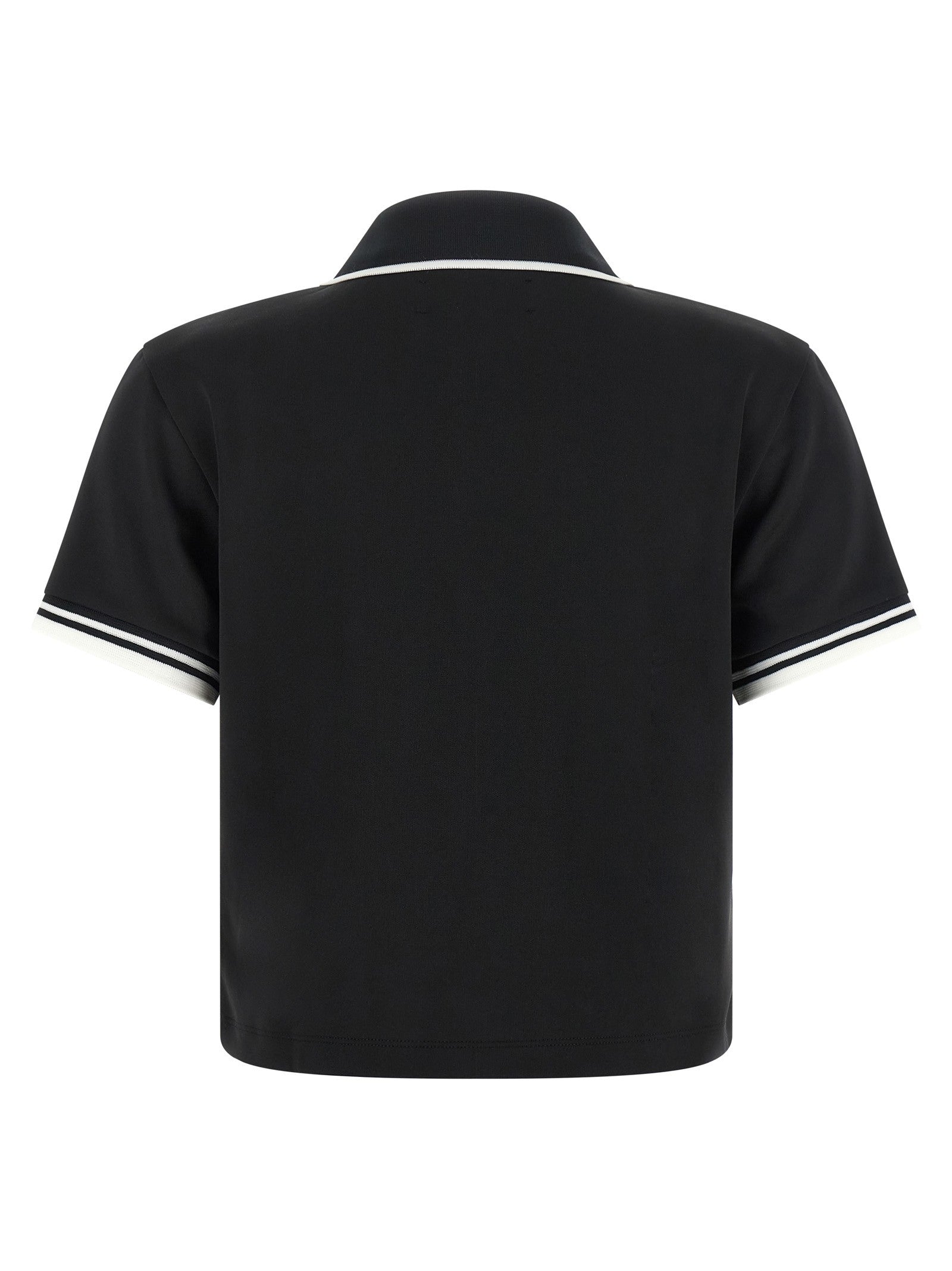AMIRI Zipped Polo Shirt Black