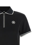 AMIRI Zipped Polo Shirt Black, view 3