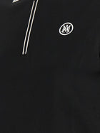 AMIRI Zipped Polo Shirt Black, view 4