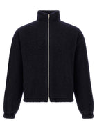 Jil Sander Zipped Sweatshirt Blue