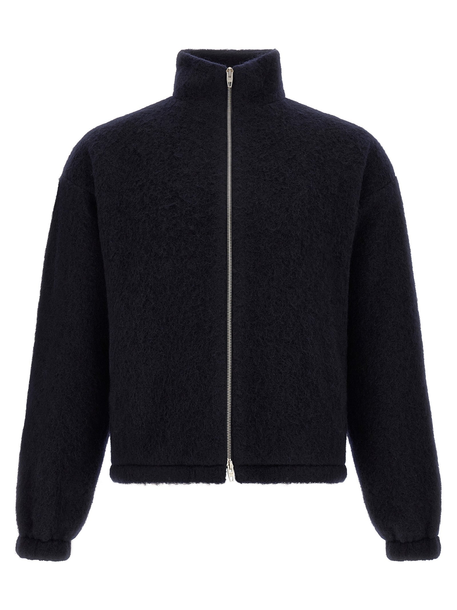 Jil Sander Zipped Sweatshirt Blue