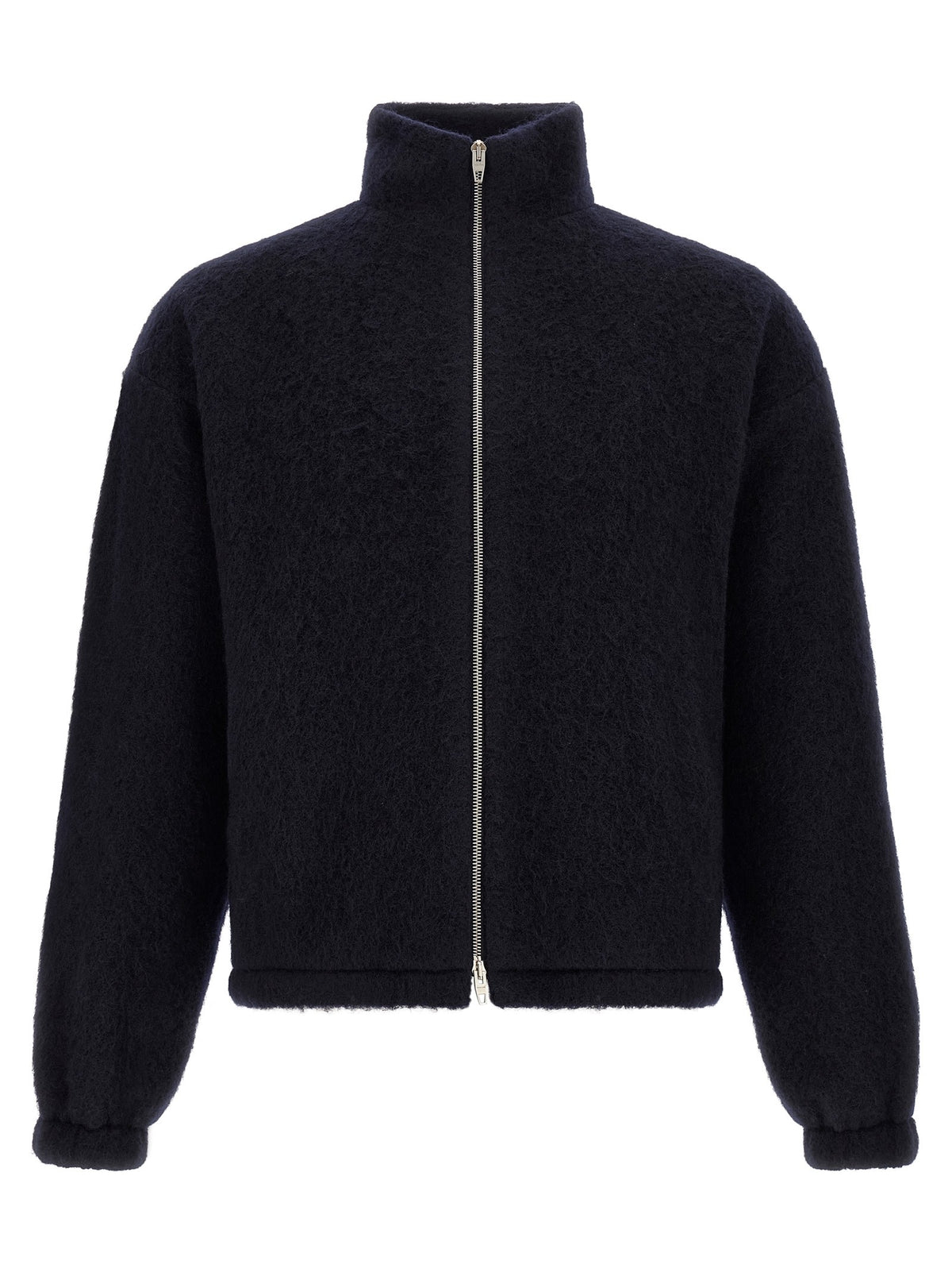 Jil Sander Zipped Sweatshirt Blue